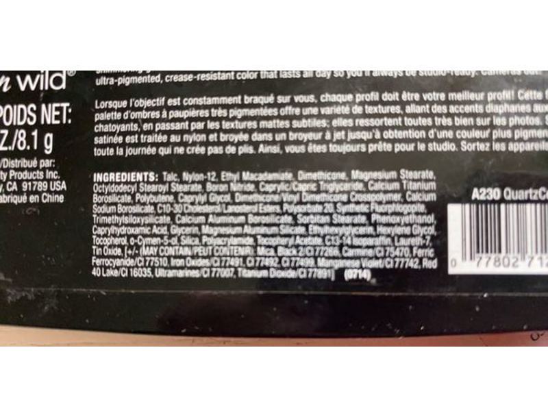 Wet n Wild 10-Pan Studio Eyeshadow Palette, QuartzCenter, 8.1 g