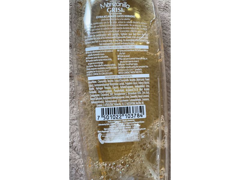 Aclarante de Cabello Manzanilla Grisi, Chamomile 8.4 Oz