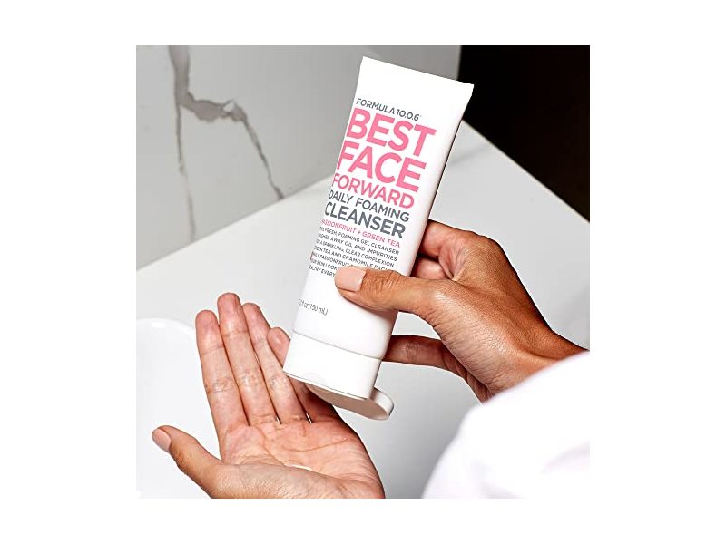 Formula 10.0.6 Best Face Forward Daily Foaming Cleanser, Passionfruit + Green Tea, 5 fl oz/150 mL