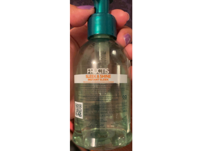 Garnier Fructis Sleek & Shine Anti Frizz Serum, Argan Oil & Morocco, 5.1 fl oz/150 mL, 6 Of Pack