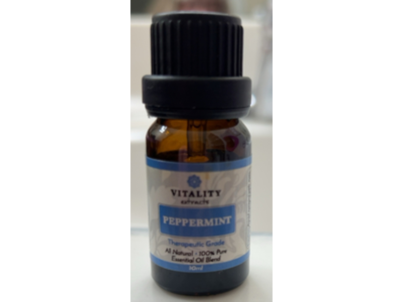 Vitality Extracts Pure Essential Oil, Peppermint,10 mL
