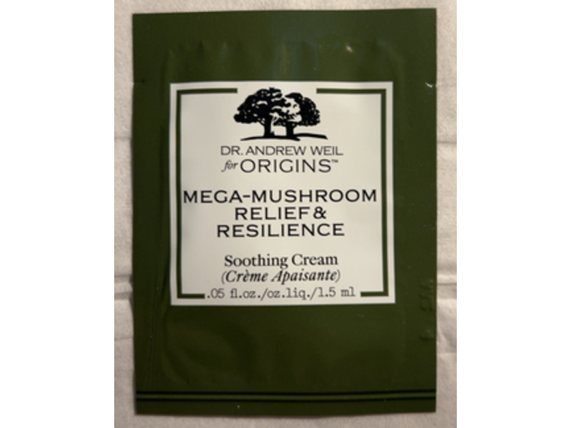 Origins Mega - Mushroom Relief & Resilience Soothing Cream, 0.05 fl oz/1.5 mL