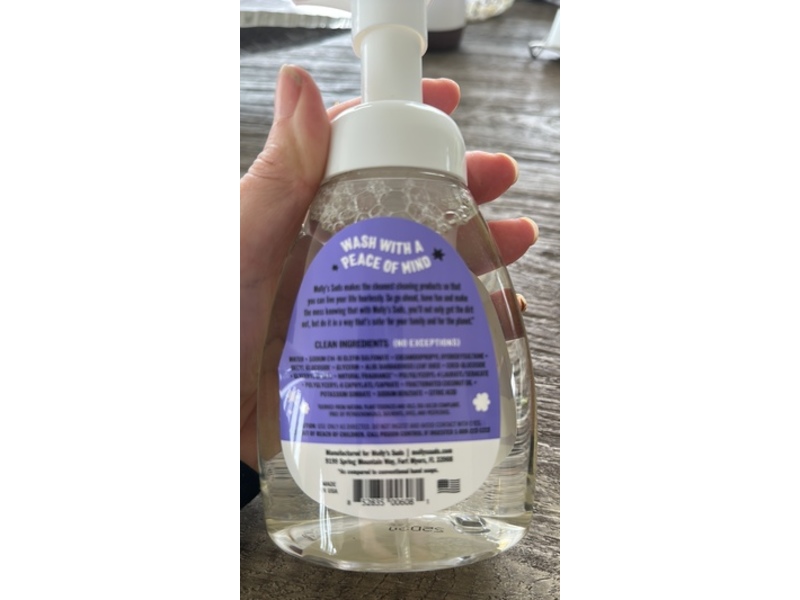 Molly's Suds Hand Soap, Lavender, 8.26 fl oz/244 mL, Pack Of 3