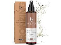 Beauty By Earth Self Tanner Body Tanning Spray, Citrus Mint, Medium to Dark, 6 fl oz/177 mL - thumbnail 1