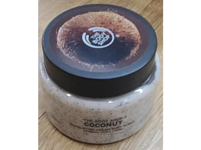 The Body Shop Exfoliating Cream Body Scrub, Coconut, 8.5 oz / 242 g