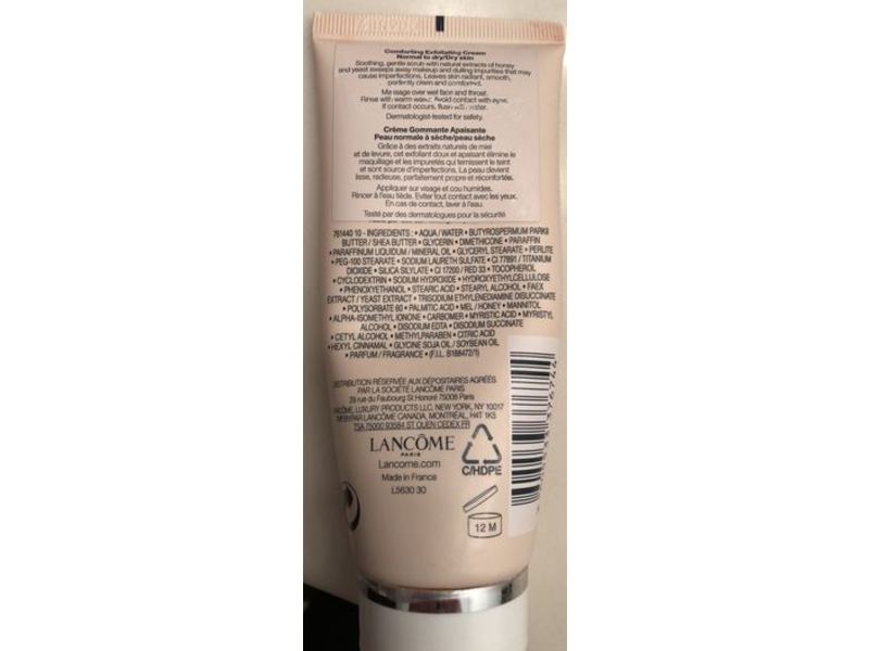 Lancome Comforting Exfoliating Cream, Exfoliance Confort, 3.38 fl oz/100 mL