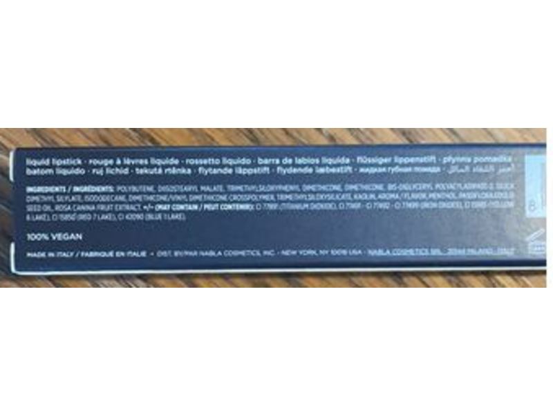 Nabla Creamy Liquid Lipstick, Mood For Love, 0.11 fl oz/3.4 mL