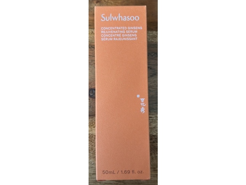 Sulwhasoo Concentrated Ginseng Rejuvenating Serum, 1.69 fl oz/50 mL
