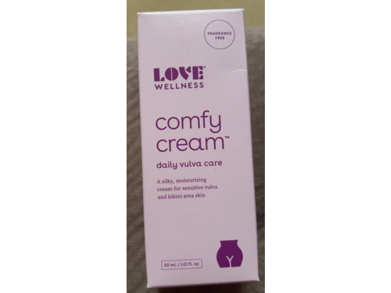 Love Wellness Comfy Cream Vulva Care, 1.01 fl oz/30 mL
