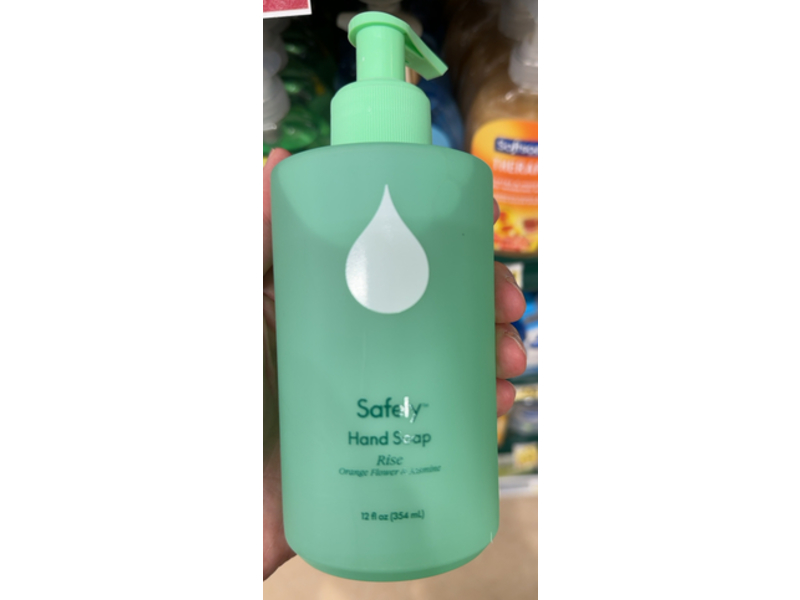 Safely Rise Hand Soap, Orange Flower & Jasmine, 12 fl oz/354 mL