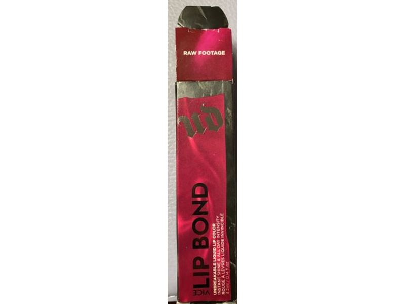 Urban Decay Vice Lip Bond Unbreakable Liquid Lip Color, Raw Footage, 0.14 fl oz/4.2 mL
