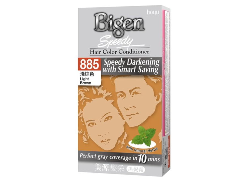 Bigen Speedy Hair Color Conditioner, 885 Light Brown, 80 mL