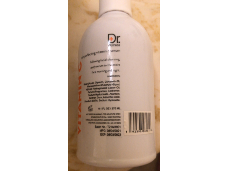Dr. Wellness Vitamin C Brightening Serum, 9.1 fl oz/270 mL