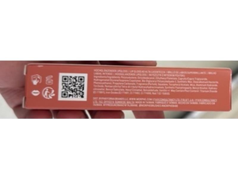 Morphe Dripglass Glazed High Shine Lip Gloss, Nude Gleam, 0.12 fl oz/3.8 mL.