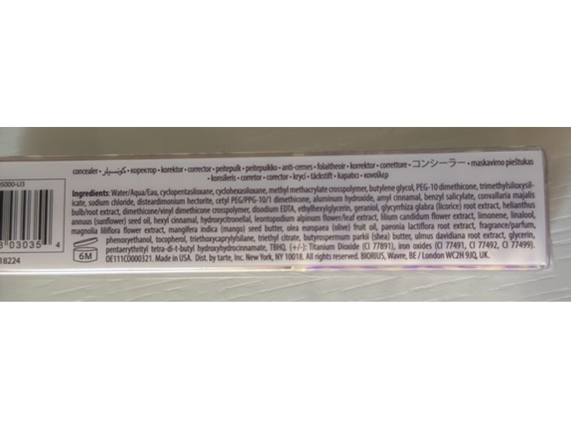 Tarte Shape Concealer, 38N, 0.3381 fl oz/10 mL