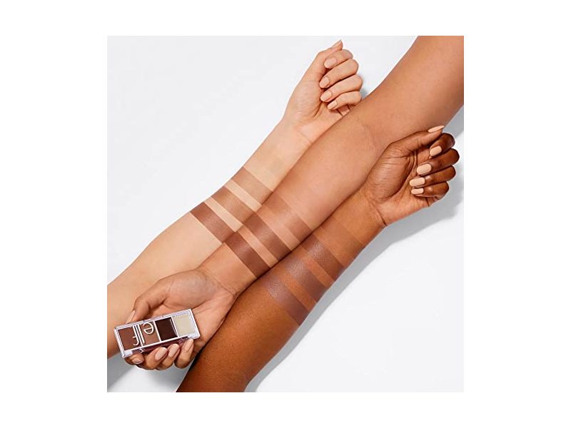 e.l.f. Cosmetics Bite-Size Brow Palette, Neutral Brown, 0.14 oz/4 g