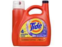 Tide Laundry Detergent, Iris Bouquet, 100 Loads, 132 fl oz/3.9 L - Image 2