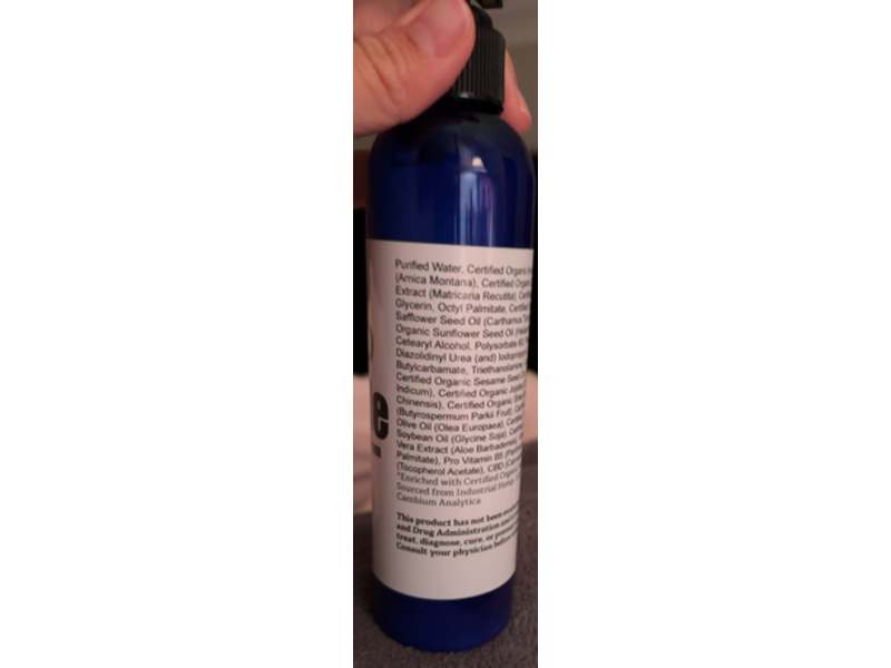 My+ CBD Simple Massage Lotion, 8 oz