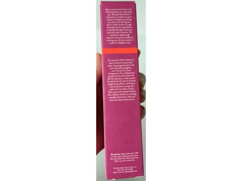 Peach & Lily Transparen-C Pro Spot Treatment, 20% Vitamin C + Camellia, 0.67 fl oz/20 mL