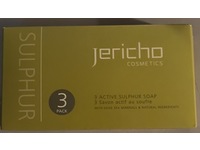 Jericho Active Sulfur Soap, Dead Sea Minerals, 4.4 oz/125 g, Pack of 3 - thumbnail 2