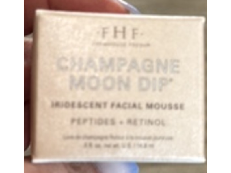 Farmhouse Fresh Iridescent Facial Mousse, Champagne Moon Dip, 1.7 fl oz/50 mL