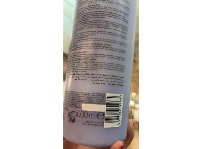 Kerastase Paris Blond Absolu Intense Fortifying Treatment, Cicaflash, 34 fl oz/1000 mL