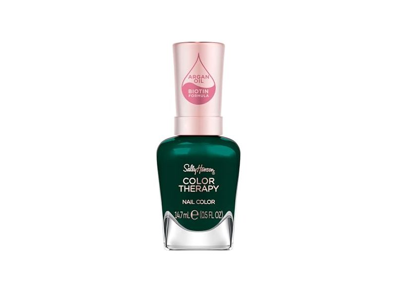 Sally Hansen Color Therapy Nail Polish, 453 Serene Green, 0.5 fl oz/14.7 mL