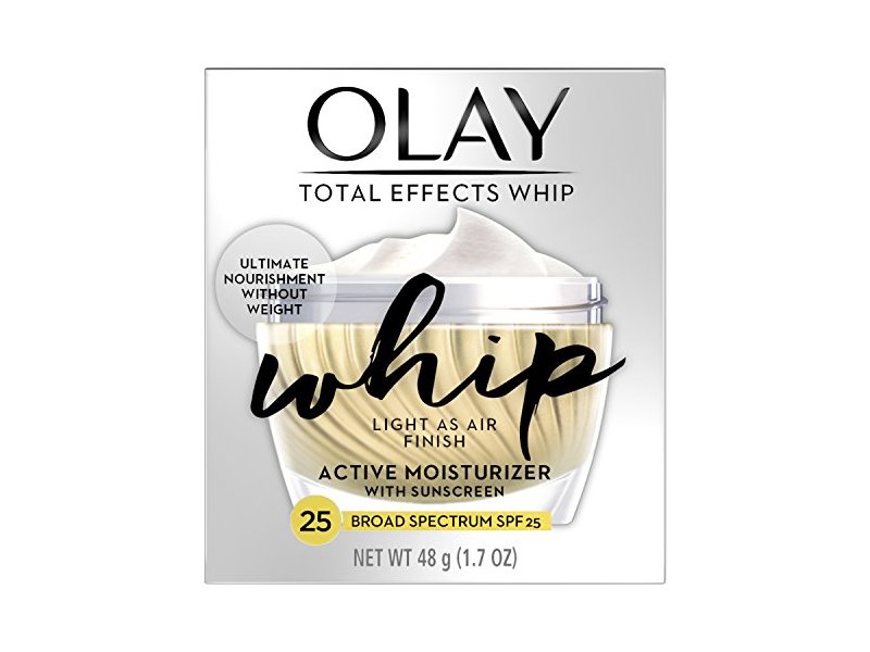 Olay Total Effects Whip Active Moisturizer Sunscreen, SPF 25, 1.7 oz/48 g
