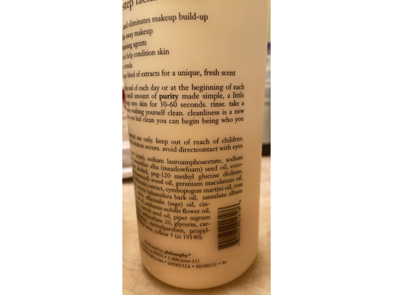 Philosophy Purity One-Step Facial Cleanser, 32 fl oz/946.4 mL