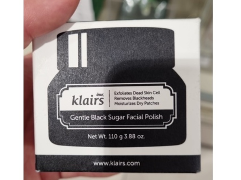 Dear Klairs Gentle Black Sugar Facial Polish, 3.88 oz/110 g