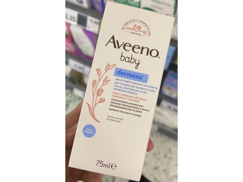 Aveeno Baby Dermexa Good Night Emollient Balm, 75 mL