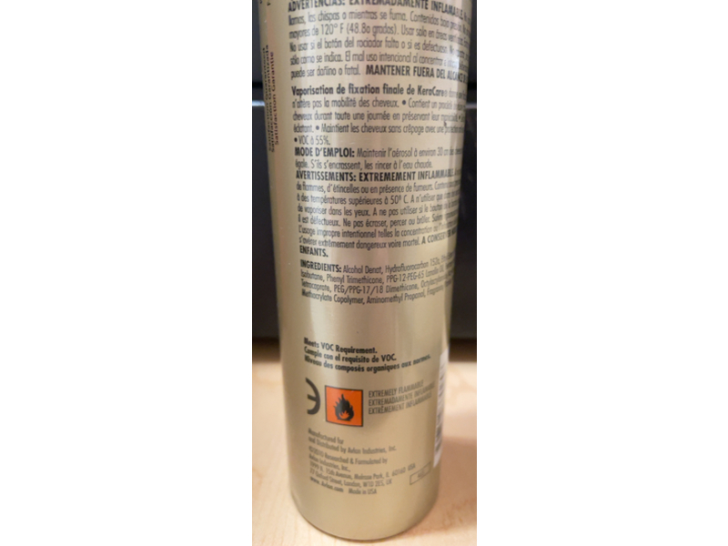 Avlon Kera Care Finishing Spray, Medium Hold, 10 oz/283 g
