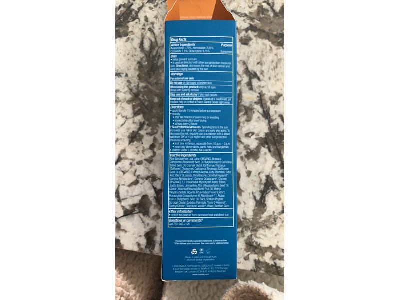 COOLA Organic Sunscreen Lotion, SPF 30, Tropical Coconut, 5 fl oz/148 mL