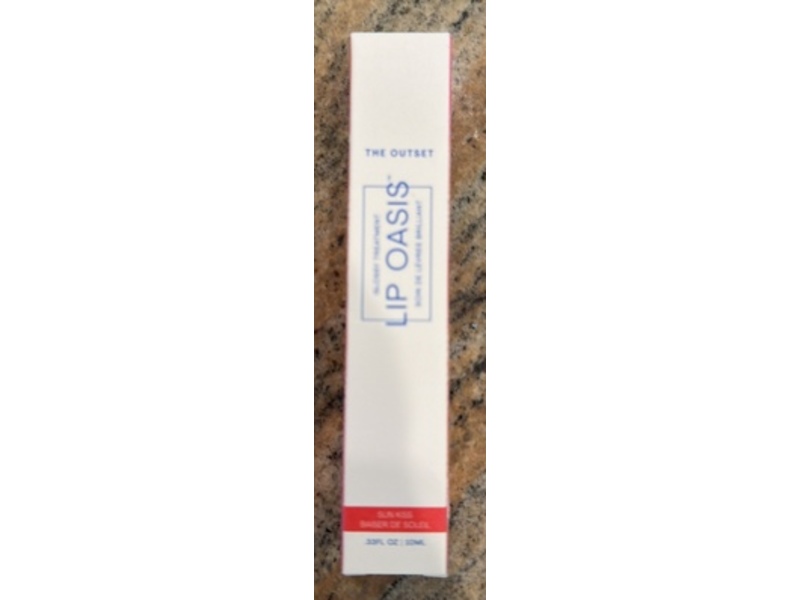 The Outset Lip Oasis Glossy Treatment, Sun Kiss, 0.33 fl oz/10 mL