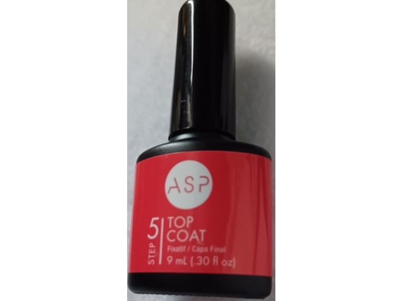 ASP Soak off Gel Polish Top Coat, .30 oz/9 mL
