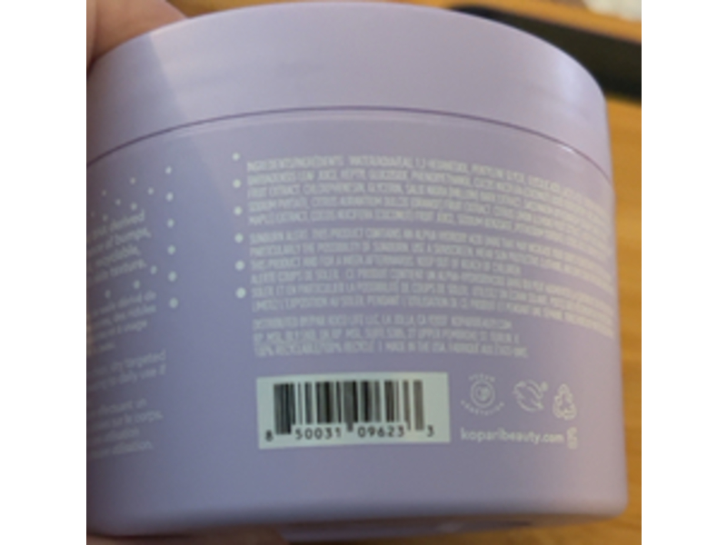 Kopari KP Body Bumps Be Gone Clarifying Body Pads, 50 Count