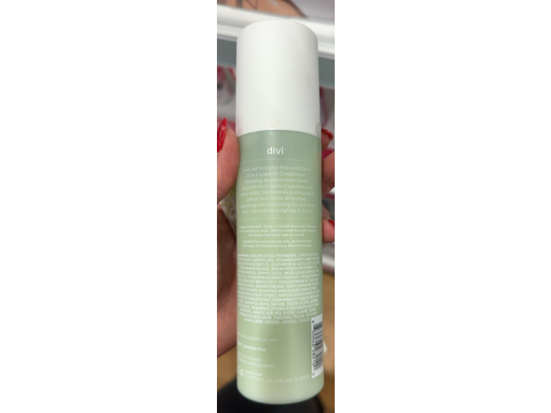 Divi 3 In 1 Leave-In Conditioner, 6.5 fl oz/192 mL