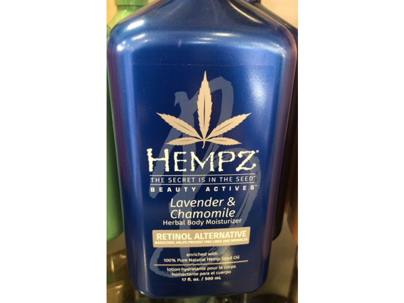 Hempz Herbal Daily Moisturizer, Lavender & Chamomile, 17 fl oz/500 mL