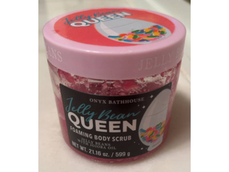 Onyx Bathhouse Foaming Bath Scrub, Jelly Beans + Jojoba Oil, 21.16 oz/599 g
