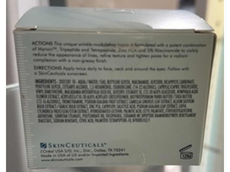 Skin Ceuticals P-Tiox Wrinkle Modulating Peptide Cream, 1.6 fl oz/48 mL