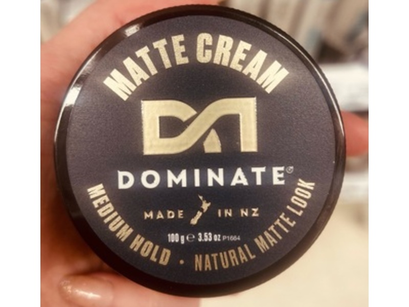 Dominate Matte Hair Cream, 3.53 oz/100 g