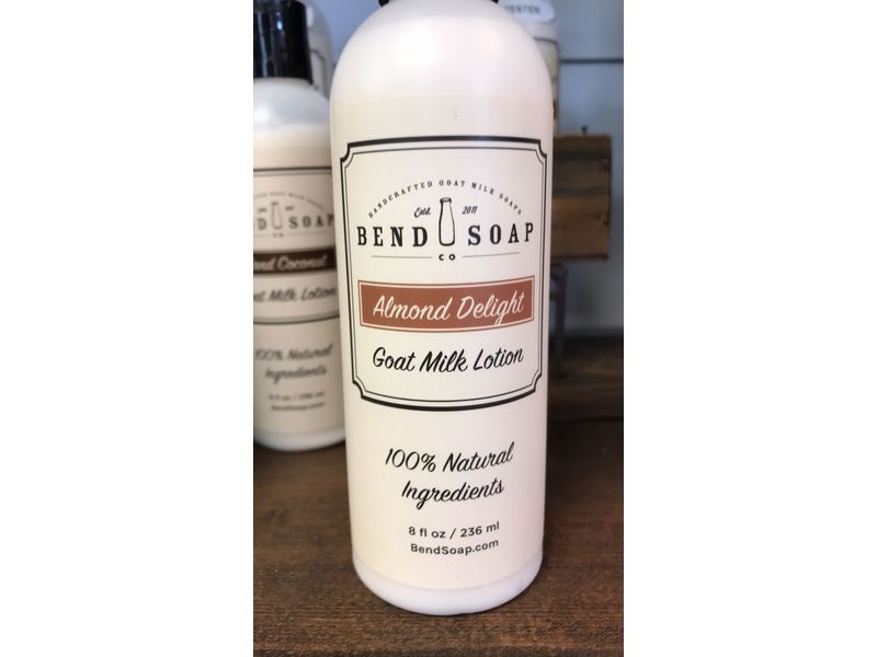 Bend Soap Co Goat Milk Lotion, Almond Delight, 8 fl oz/236 mL