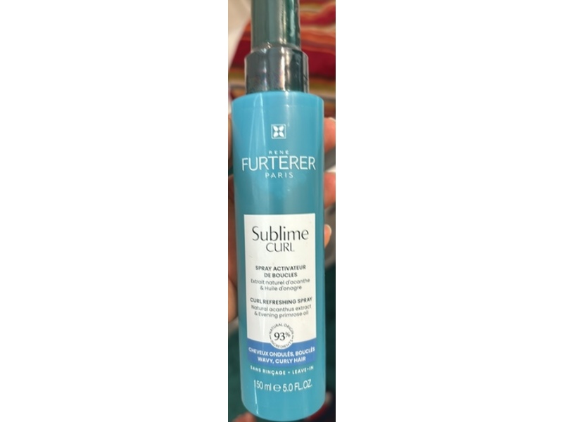 Rene Furterer Sublime Curl Curl Refreshing Spray, 5 fl oz/150 mL