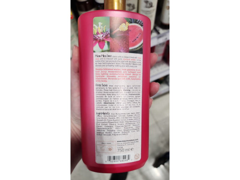 Maui Moisture Lightweight Hydration Conditioner, Hibiscus Water, 25.4 fl oz/750 mL