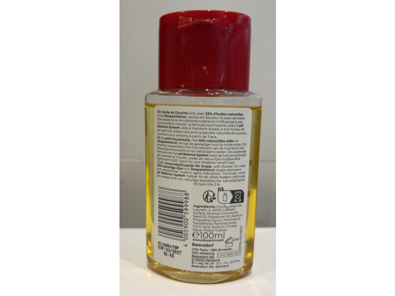Eucerin Shower Oil, Ph 5,100 mL