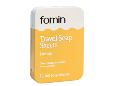 Fomin Travel Soap Sheets, Lemon, 100 Count
