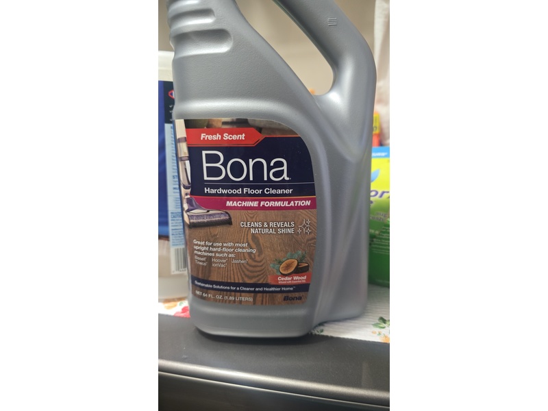 Bona Hardwood Floor Cleaner, Cedar Wood Scent, 64 fl oz