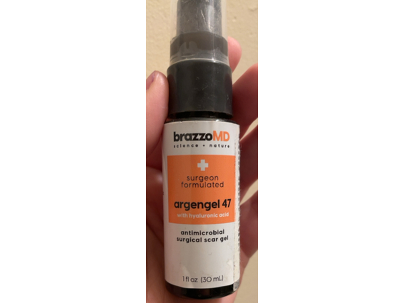 brazzoMD Argengel 47 Surgical Scar Gel, 1 fl oz/30 mL