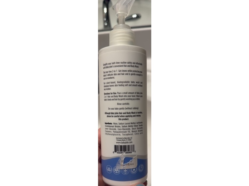 Baby Jolie Baby 2-In-1 Hair And Body Wash, 7.5 fl oz/221 mL