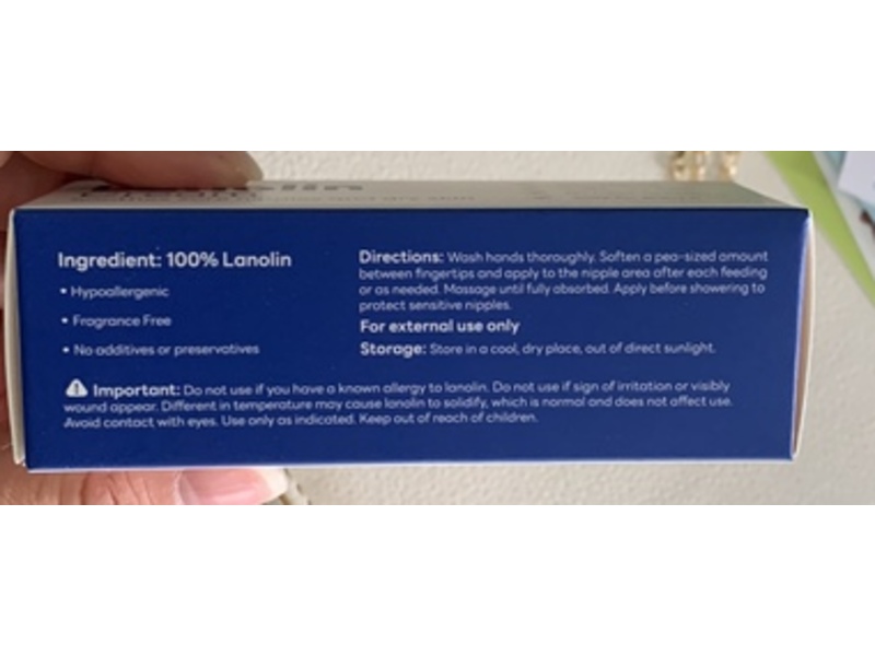 Momfree Lanolin Cream, 1.06 oz/30 g